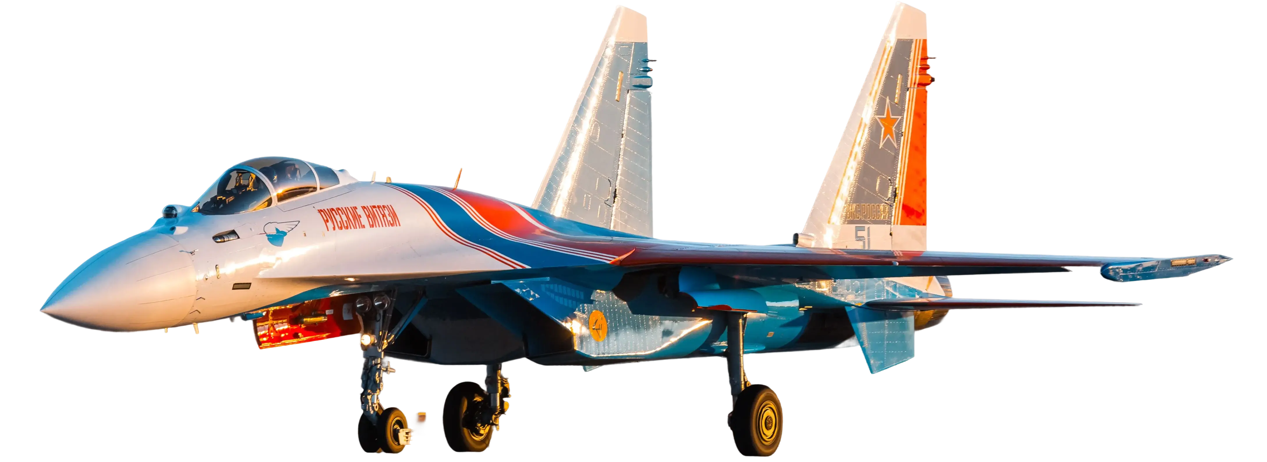 Истребитель Су-35С «Русских витязей»